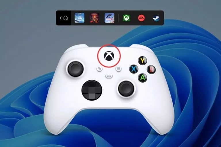 The New Windows 11 Game Console Allows Access To The Game Shortcut With The Controller