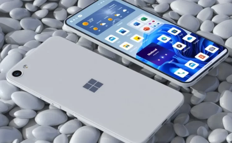 A Beautiful Concept Design Of The Modern Version Of Windows 11 Mobile On A Smartphone