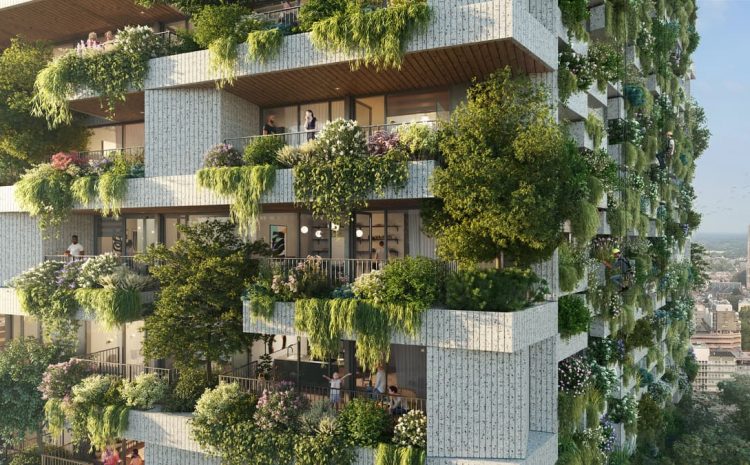 This Green Tower Produces As Much Oxygen As A Forest