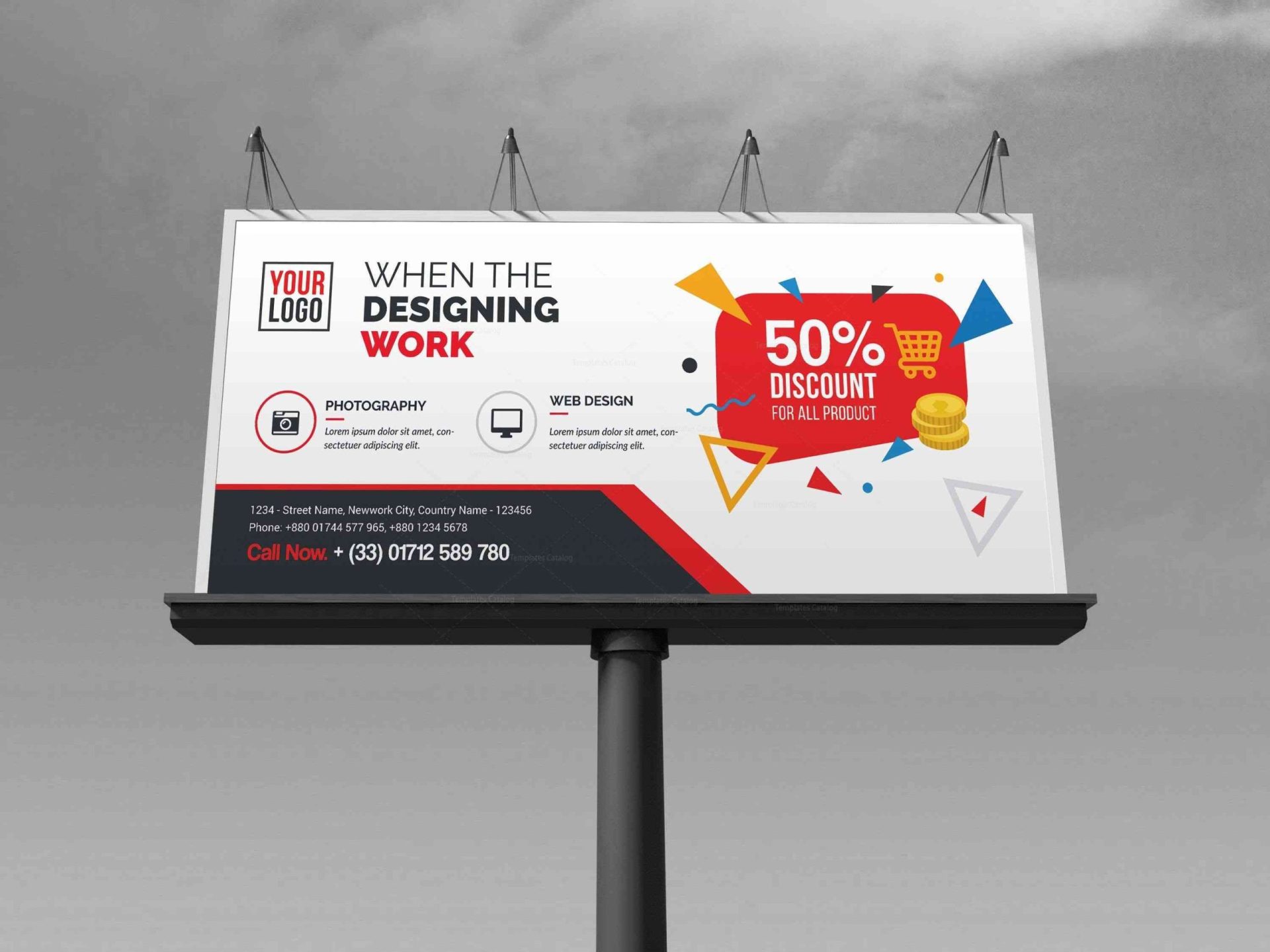 static banner design