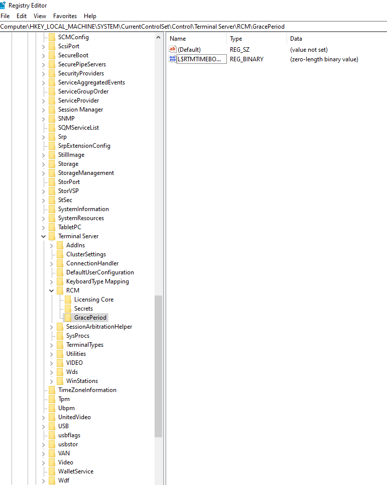 Registry Editor
