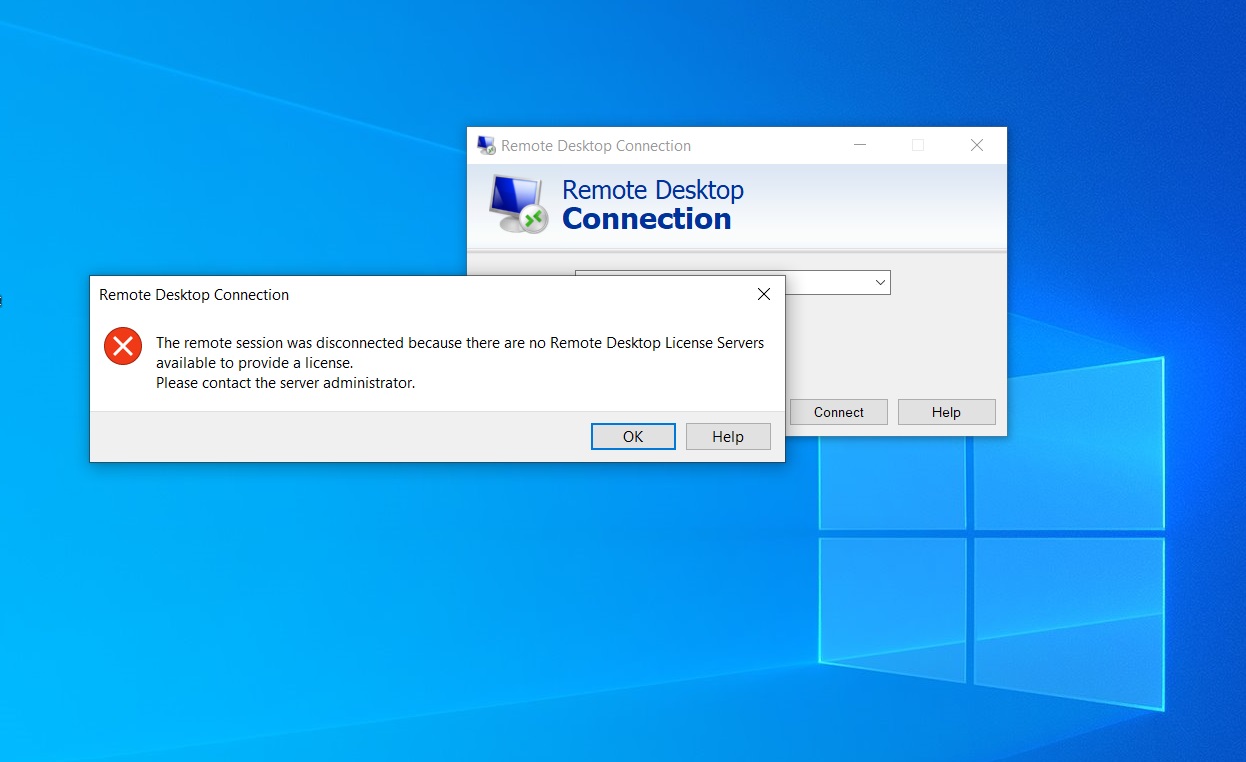 Fixing License Error in Windows Server